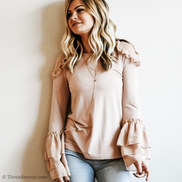 ✨JUST IN✨ROMANTIC BOHEMIAN RUFFLED BLOUSE - Picture 5 of 7